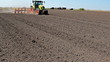 Tractor in sowing