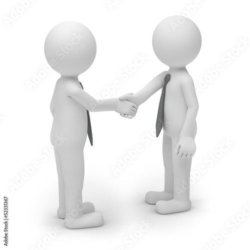 Illustration: handschlag two man handschlag two man
