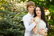 beautiful young couple in love