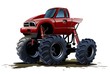 Vector: Cartoon Monster Truck Cartoon Monster Truck