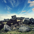 large boulders
