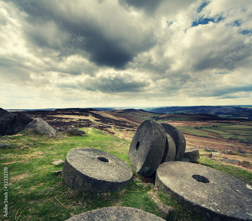 Photo: millstone wheels millstone wheels