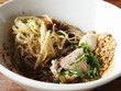 Dry Boat Noodles with Pork, Thai Street Food