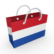 Packet with flag of Netherlands.