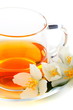 Green tea with jasmine.