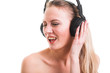 Photo: woman with headphone woman with headphone