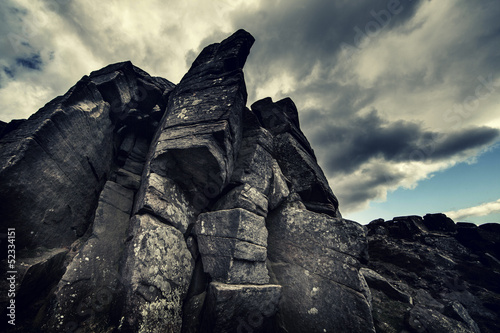 Photo: dramatic rock dramatic rock
