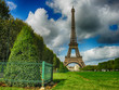 Photo: Paris, La Tour Eiffel. Beautiful view of famous tower from Champ Paris, La Tour Eiffel. Beautiful view of famous tower from Champ