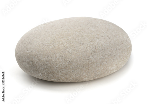 Photo: Single grey pebble Single grey pebble