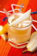 Drink with gin and pear