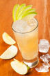 Yellow drink with apple