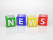 News - Series Words out of Letter Dices
