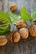 Photo: Walnuts on table Walnuts on table