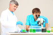Physician and assayer during research on room background