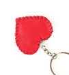 Leather trinket isolated on white
