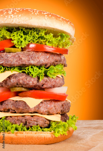 Photo: Burger half Burger half