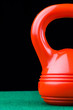 fitness equipment isolated on black