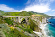 The Famous Bixby Bridge on California State Route 1