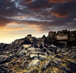 curbar edge rock face