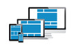Vector: Fully responsive web design products vector eps10 Fully responsive web design products vector eps10