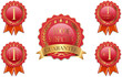 100 Premium Guarantee Labels and Ribbon
