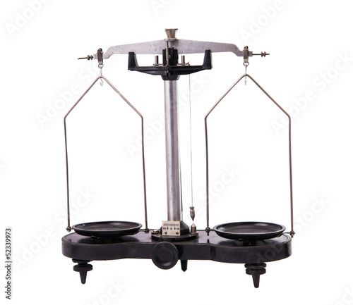 Photo: scales isolated scales isolated