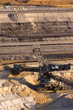 A giant bucket-wheel excavator in a brown-coal mine