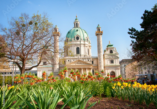 Photo: Vienna (Austria) | St. Charles's Church (Karlskirche) Vienna (Austria) | St. Charles's Church (Karlskirche)