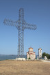 Photo: Cross and Church In Podmocani, Macedonia Republic Cross and Church In Podmocani, Macedonia Republic