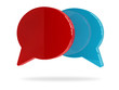 Chat concept - speech bubbles
