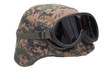 us marines kevlar helmet with camouflage cover 