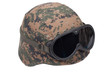 us marines kevlar helmet with camouflage cover 