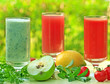 smoothies made of fruits and vegetables