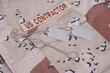 us contractor uniform with dog tags