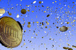 raining coins