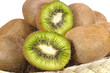 Kiwi fruit in basket. Киви в корзинке.