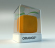 Cubic orange exhibition