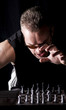 Angry chess player
