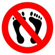Divieto piedi nudi