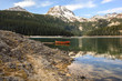 Glacial Black lake in the National park Durmitor in Montenegro