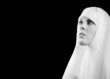Nun praying