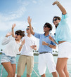 Group of people having fun