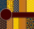 set of beaautiful vector paper for scrapbook