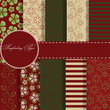 set of beaautiful vector paper for scrapbook