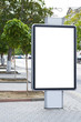 Blank billboard