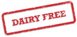 Dairy Free Rubber Stamp