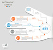 infographic options with abstract hand