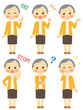 色々な表情　おばあちゃん