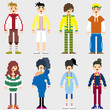 Fashion Pixel People
