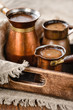 Photo: Coffee pots with fresh hot black coffee Coffee pots with fresh hot black coffee